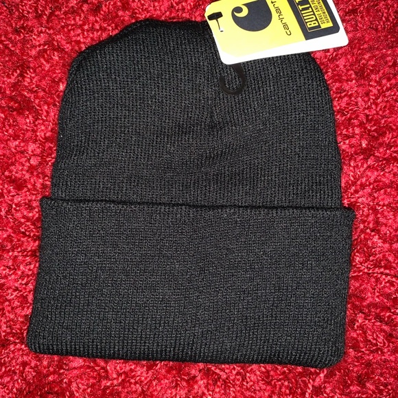 NWT Black Carhartt Beanie - Picture 2 of 3